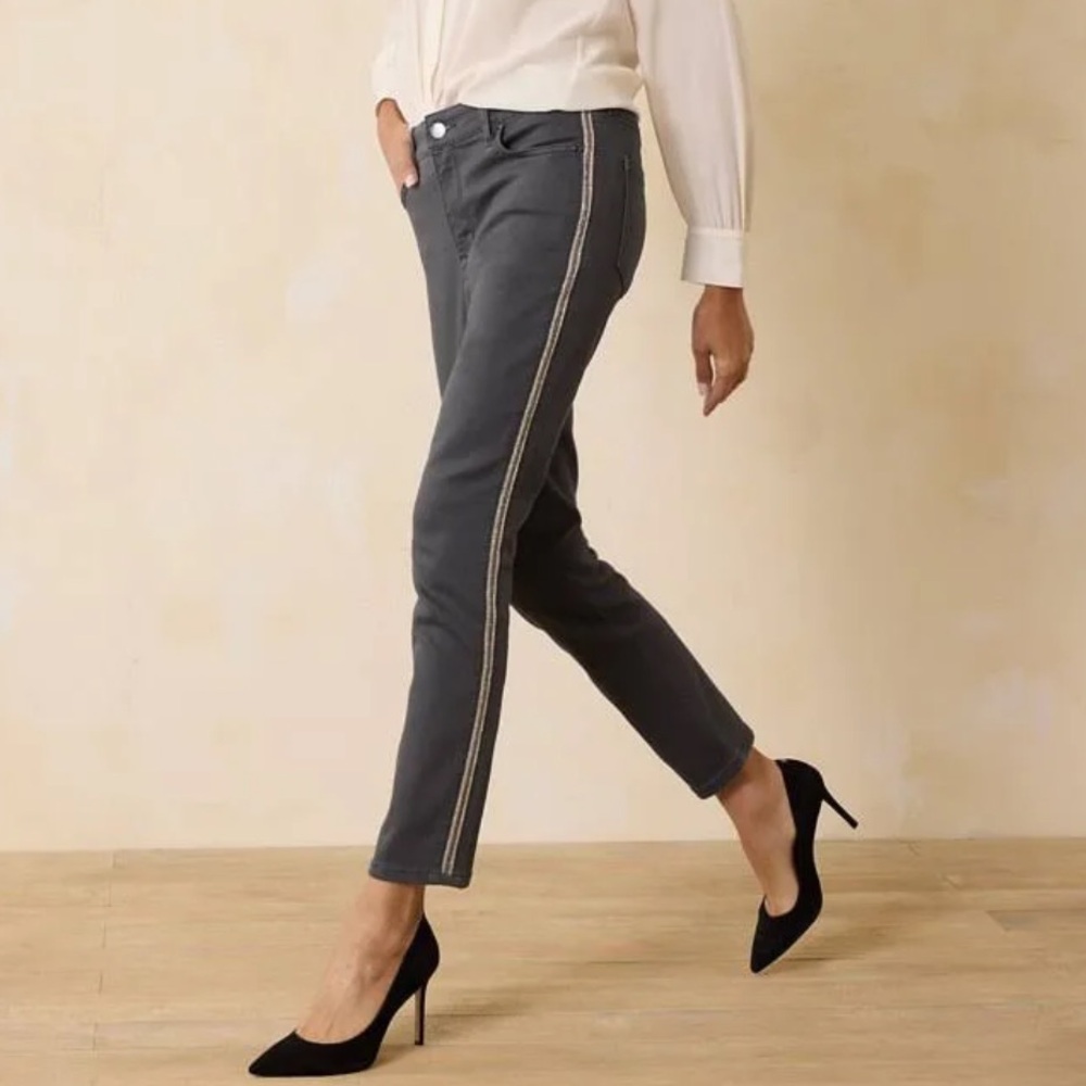 Tommy Bahama Boracay Tux High-Rise Ankle Jeans